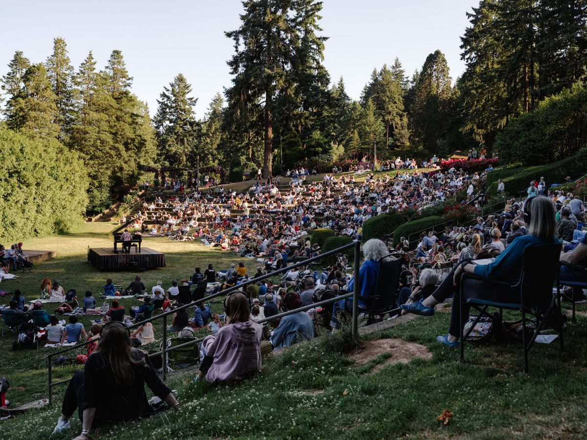 In a Landscape: Portland Rose Garden - July 12, 2025